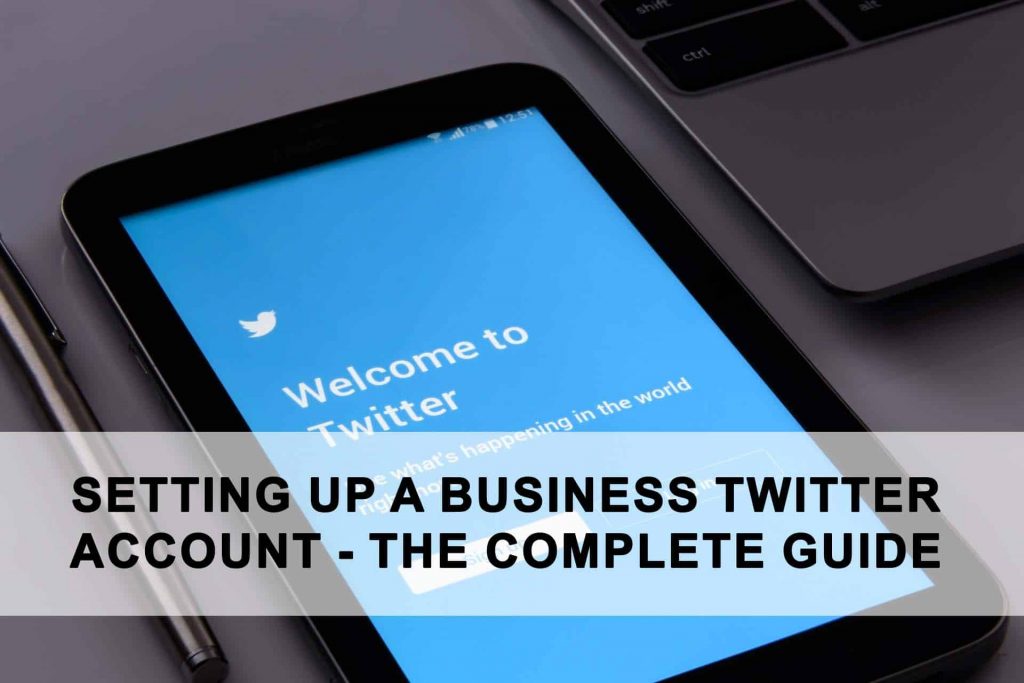 how to set up a business twitter account