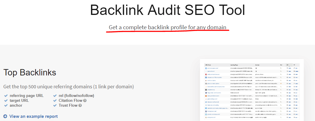 Backlink checker