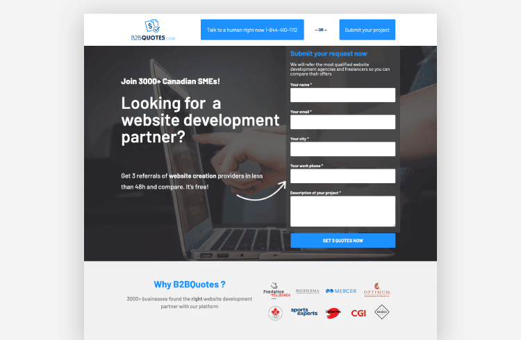 31 Great B2B Landing Page Examples That Will Yield Tremendous Engagement